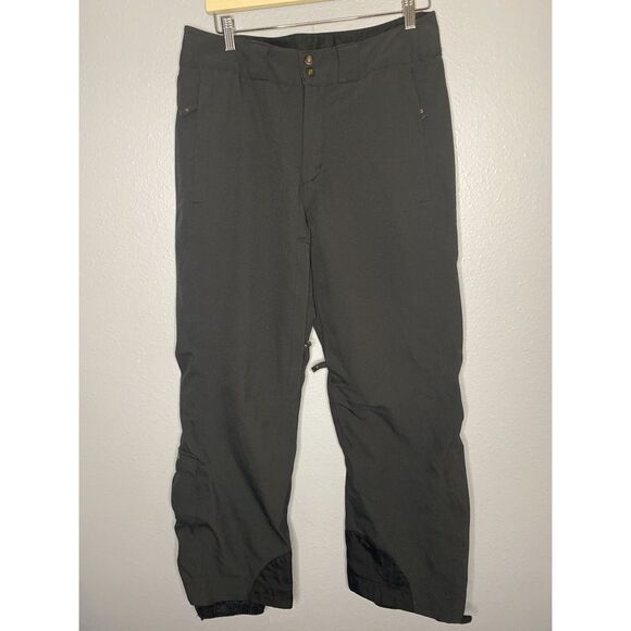 Columbia Titanium Omnitech Black Winter Snow Pants Size Medium - Picture 1 of 16